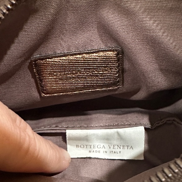 Bottega Veneta Intrecciato Brown Cosmetic Bag / Leather Pouch - Picture 7 of 11